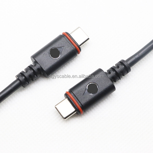 TYPE-C USB personnalisé câble étanche mâle TYP E.C mâle à TYP E.C mâle câble étanche USB câble de données étanche - Product Image 2
