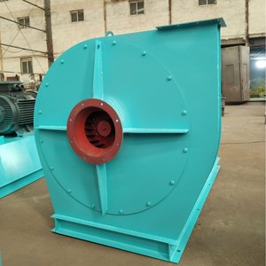Ventilador Centrífugo de Alta Presión Tipo 9-12, Ventilador de Conducto de 55kw, Aspas de Hierro Fundido, Motor de CA de 1500 RPM, 380 V, Ventilación Industrial - Product Image 1