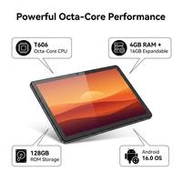 İş ve Oyunlar İçin Tablet PC 10.1 İnç Android 16 Sekiz Çekirdekli 5G WiFi Incell Ekran 128GB ROM Tablet Öğrenciler ve Ofis Çalışmaları İçin