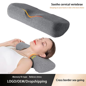 Almohada Cervical LM para Aliviar el Dolor de Cabeza y Cuello, Almohada Ortopédica Ergonómica Suave para un Buen Descanso - Product Image 2