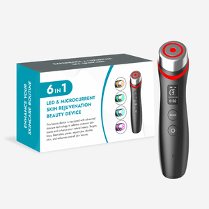 Penjualan terlaris penggunaan rumah 6 in 1 multifungsi kolagen usia Pro Booster H wajah mengangkat & Mata dengan US/UK/EU Plug