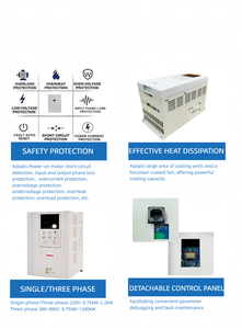 Variador de Frecuencia Vectorial Trifásico <span class=keywords><strong>SINCR</strong></span> de 4kw/5.5kw/7.5kw para Motor Trifásico de 380V - Product Image 4