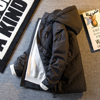Veste d'extérieur rembourrée en coton robuste pour hommes en automne et en hiver, vêtements chauds en coton pour hommes, veste en coton pour hommes en hiver
