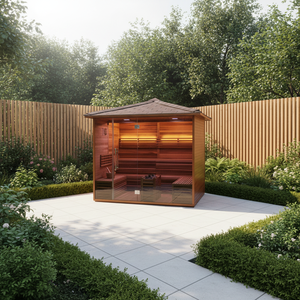 ห้องซาวน่าอบไอน้ำไม้ดีไซน์ทันสมัยสำหรับ8คน - Product Image 1