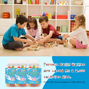 Suplemento masticable de zinc con sabor a baya, vitaminas de apoyo digestivo gomoso probiótico y multivitamínico personalizado para niños - Product Image 4