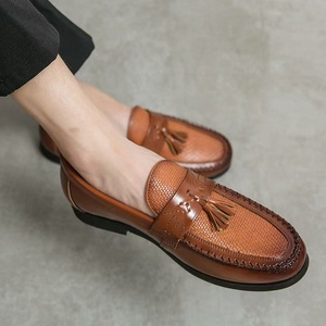 Zapatos de Vestir Retro de Diseñador para Hombre, Mocasines con Lentejuelas, Casuales de Negocios, Parte Superior de PU, Otoño, Estilo Dreamy Stark, Gran Venta - Product Image 5