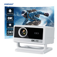 Projecteur Topleo Full HD 1080P LED Cinéma Android Vidéo WiFi Théâtre Domestique Projecteur Intelligent