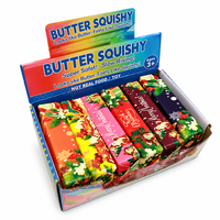 Jouet Squishy Noël Thème Festif 6 Modèles en PU à Remontée Lente Anti-Stress Kawaii Cadeau pour Enfants et Adultes