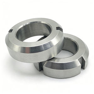 सीएनसी मशीनी गोल नट जस्ता प्लेटेड/ब्लैक ऑक्साइड ओएम अनुकूलन योग्य रिंग नट - Product Image 6