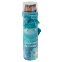 Offistar Marque Privée – Lot de 6 Marqueurs Plastiques Mini Mignons Fluorescents pour Enfants – Promotion Spéciale – Stylos Surligneurs