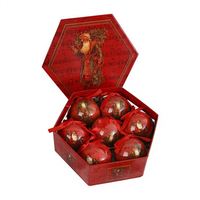 Ornements de Noël à suspendre imprimés pour la décoration des boules de Noël