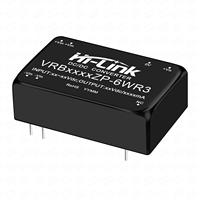 Módulo de Alimentación CC-CC Regulado Aislado Hi-link VRB0512ZP-6WR3 de 6W, 5V a 12V, Encapsulado DIP de Orificio Pasante para Instrumentos Industriales