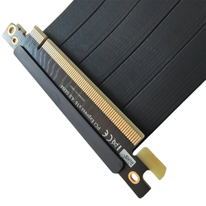 Pcie 3.0 4X 8X 16X <span class=keywords><strong>Card</strong></span> đồ họa GPU cáp mở rộng 90/180 độ <span class=keywords><strong>PCI</strong></span> <span class=keywords><strong>Express</strong></span> X16 Riser <span class=keywords><strong>Card</strong></span> Adapter Extender - Product Image 2