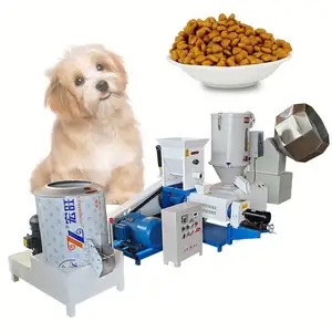 Fish Feed Small Diesel Engine Floating Tilapia Fish Feed Extruder Animal Rabbit Dog Feed Food Mill Pellet Making Machine