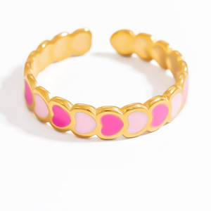 Fashion <b>Rings</b> Flower Design 18k Gold Plated Women's Jewelry Gift Set - Product Image 5