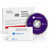 Autocollant COA Windows 10 Pro avec clé de licence OEM et DVD pour PC, activation en ligne mondiale en stock