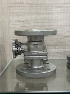 OEM dịch vụ công nghiệp van thép không gỉ 304 Trung Quốc cf8 mặt bích loại 2 cái nổi DN50 PN16 bóng van - Product Image 3