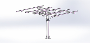 Jimmy 3Kw Système de montage <span class=keywords><strong>solaire</strong></span> à double axe à bas <span class=keywords><strong>prix</strong></span> personnalisé Ensemble complet vente avec kit de panneaux suiveurs solaires complets - Product Image 6