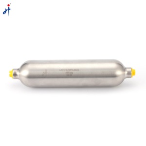 Entrada e saída de aço inoxidável 1/4" NPT da linha fêmea de 316L cilindros de amostra - Product Image 3