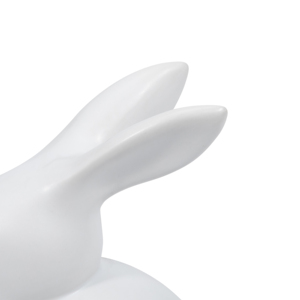 Moderna Statuetta di Coniglio in Ceramica, Scultura Animale per Arredamento Casa, Bagno, Ufficio, Soggiorno - Product Image 5