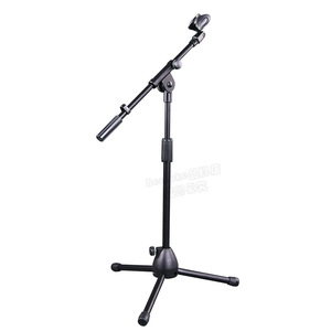 Soporte de Micrófono Ajustable de Fábrica con Base Triangular y Soporte Pequeño Modelo HY-132, Caja de 12 Unidades - Product Image 2