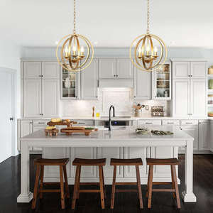 Lampe à bougie vintage de style industriel Suspension décorative en métal de cuisine pour la maison et l'hôtel - Product Image 4