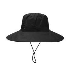 หมวกปีกกว้าง UPF50+ ระบายอากาศได้ดี ผลิตจากโพลีเอสเตอร์ 100% เหมาะสำหรับกิจกรรมกลางแจ้งแบบสบายๆ เช่น เดินป่า ทำสวน ตกปลา สไตล์คาวบอย บูนี่ บัคเก็ต - Product Image 2