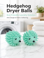 Boules de lavage réutilisables Hedgehog Design pour sèche-linge, accessoires ménagers anti-emmêlement pour machine à laver