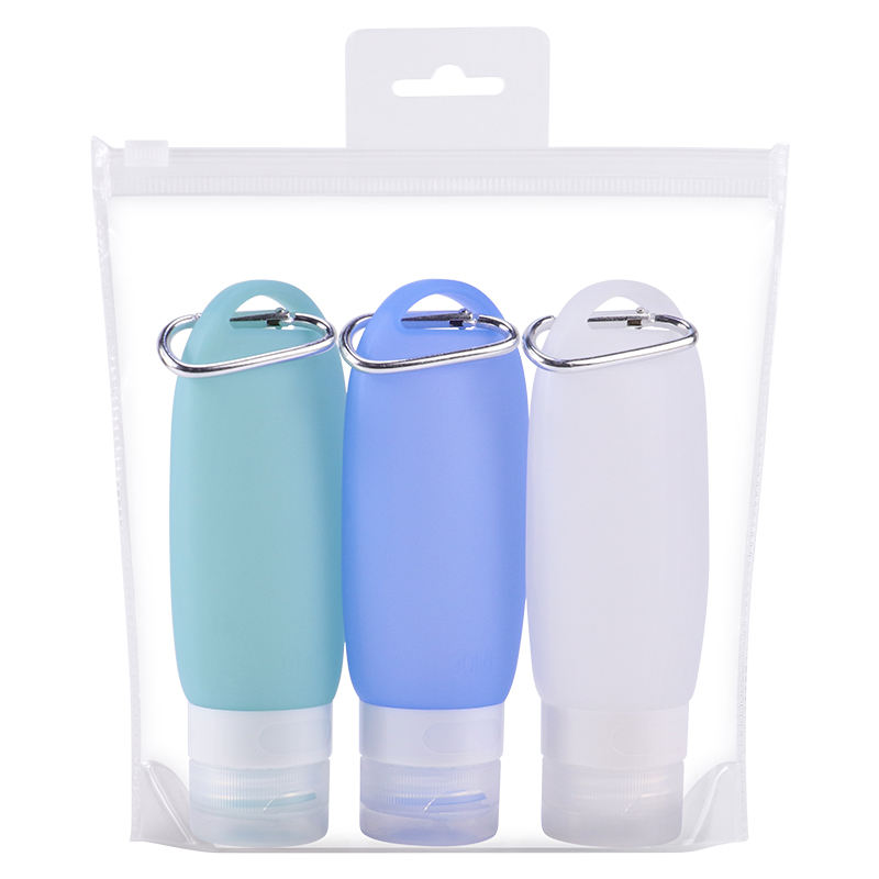 3 pack x90ml with Carabiner-EVA bag