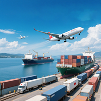 Koweït City DDP Logistique Yiwu au Koweït Port 1688 Agent d'approvisionnement pour Air + Express Shipping Via Rail & Truck