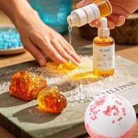 Bombes de bain effervescentes bio au sel gris de mer en vrac OEM 70g/110g – Aromathérapie Relaxante – Coffret Cadeau Personnalisé