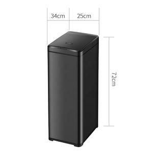 <span class=keywords><strong>Cubo</strong></span> <span class=keywords><strong>de</strong></span> <span class=keywords><strong>basura</strong></span> con sensor automático inteligente <span class=keywords><strong>de</strong></span> 50L, <span class=keywords><strong>cubo</strong></span> <span class=keywords><strong>de</strong></span> <span class=keywords><strong>basura</strong></span> <span class=keywords><strong>de</strong></span> acero inoxidable <span class=keywords><strong>de</strong></span> Diseño estrecho <span class=keywords><strong>de</strong></span> 13 galones para uso en cocina y hotel - Product Image 2