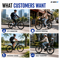 Expédition rapide et gratuite depuis l'entrepôt européen, vélo électrique de montagne 250W CE, homologué en Europe, vélo électrique de ville pour adultes, 36V