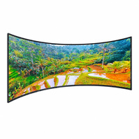 Écran LED ultra-fin 8 mm léger et flexible, luminosité 600 CD, 1,538 mm, entretien frontal, magnétique, pour magasin de détail numérique