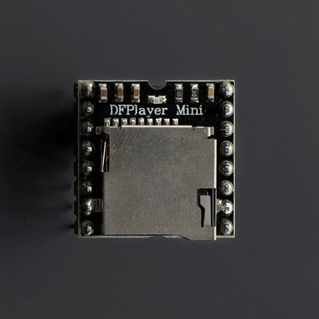 Плата декодирования голоса DFPlayer, мини модуль MP3-плеера с поддержкой TF-карты, U-диска, вход-выход/последовательный порт/AD