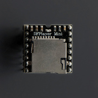 Module de lecteur MP3 DFPlayer Mini, carte de décodage vocal MP3 prenant en charge la carte TF, le disque U, l'IO/port série/AD