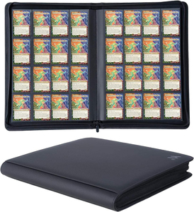 Estuche con Cierre de Gran Capacidad (1000+ Tarjetas), Diseño Minimalista de 6-PP Sintético, Patrón de Transferencia Térmica, Almacenamiento de Tarjetas - Product Image 1