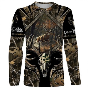 Camisa de Caza Impermeable con Estampado Animal de Manga Corta para Hombre RealTree, Transpirable, de Poliéster, con Logotipo Frontal, Ropa de Exterior para Verano - Product Image 6
