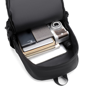 Sac à dos unisexe à cadre externe avec fermeture éclair pour une grande capacité, idéal pour les voyages, les affaires, l'école, imperméable et décontracté - Product Image 4
