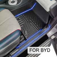Tapis de sol de voiture en TPE durable antidérapant toutes saisons personnalisés par l'usine Kqd, adaptés à Byd Yuan Plus