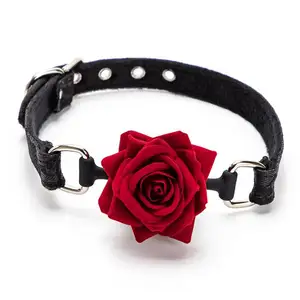 New York ball gag rose bocca palla bondage giapponese abito da donna adulto sm giocattoli del sesso set rosso schiavo sotto il letto bdsm