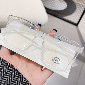 Montures de lunettes carrées Qianai, Tr90, anti-lumière bleue, monture complète, unisexe, verres en acétate, T4-30169 - Product Image 3