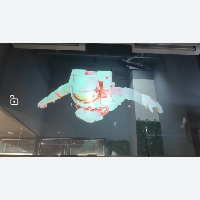 UTD Ultra Clear Transparent Self-Adhesive Projection Screen Film High Definition for Outdoor Apartment Kitchen Exterior Modern