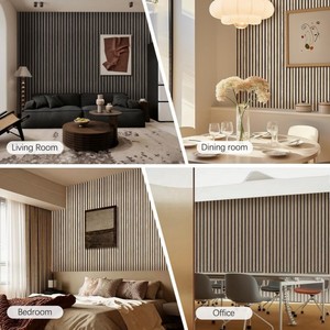 Paneles Acústicos de Madera Akupanel Ecológicos Modernos de 21 mm, Resistentes al Fuego, Aislantes del Ruido, para Paredes de Hogar, Oficina, Hotel y Sala de Estar - Product Image 6