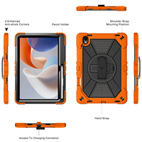 Housse de protection pour tablette industrielle, coque en silicone résistante aux chocs pour Samsung Tab S12 Plus 12,4 pouces, housses et étuis pour tablettes