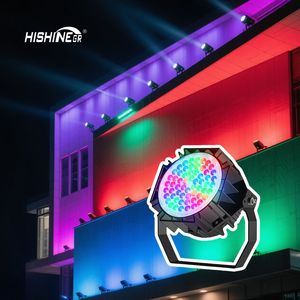 Hishine <span class=keywords><strong>120W</strong></span> RGB LED Luz de inundación Luz de mástil alto IP67 Impermeable DMX Controlado Arandela de pared para espectáculos de luces de fachada de edificios - Product Image 1