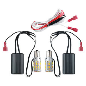 Lámpara de circulación diurna LED, lámpara de giro de doble color, lámpara de circulación diurna 69SMD con decodificación de modo dual - Product Image 3