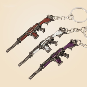 Échantillon gratuit de porte-clés Valorant Porte-clés pistolet Porte-clés 3D Décoration Modèle Forsaken Knife <span class=keywords><strong>Reaver</strong></span> <span class=keywords><strong>Phantom</strong></span> Valorant Porte-clés - Product Image 1