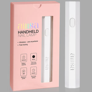<span class=keywords><strong>Aillsa</strong></span> OEM de secado rápido de mano Punta de uñas de Gel suave cubierta completa puntas de uñas pequeño Mini portátil UV LED juego de lámpara de uñas para uñas - Product Image 6