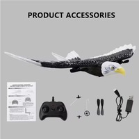 Jouets en mousse transfrontaliers FX651 Avion RC à aile fixe Aigle à tête blanche Planeur Aigle, Jouets et cadeaux très demandés pour enfants